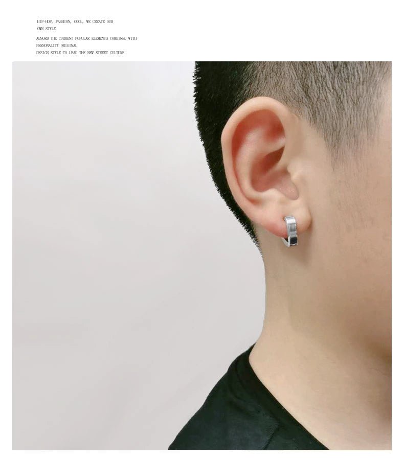 Ornament Design Personalized Titanium Steel Non - Fading Earrings - Walmarkettt.com