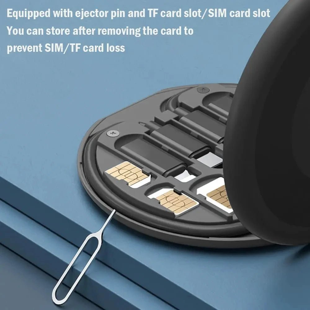 PD 60W Multifunctional USB Type C Data Cable Set Fast Charging For IPhone Xiaomi Charger Storage Box Adapter Card Pin Travel Box - Walmarkettt.com