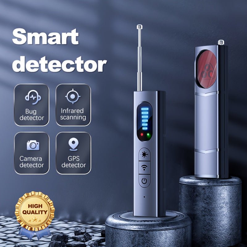 T15 Camera Detector Portable Privacy Protection Device With Vibration Alarm Infrared Scan Signal Detection Detection Gps Tracker Wifi Camera Bug Only Infrared Sensing Function, No Wireless Signal Transmission Function - Walmarkettt.com
