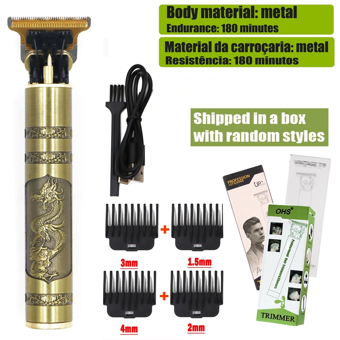 T9 Hair Clipper Repair Beard Shaving Body Hair Trimmer Clippers Electric Machine Men Haircut Machine 0mm Barber Shaver - Walmarkettt.com