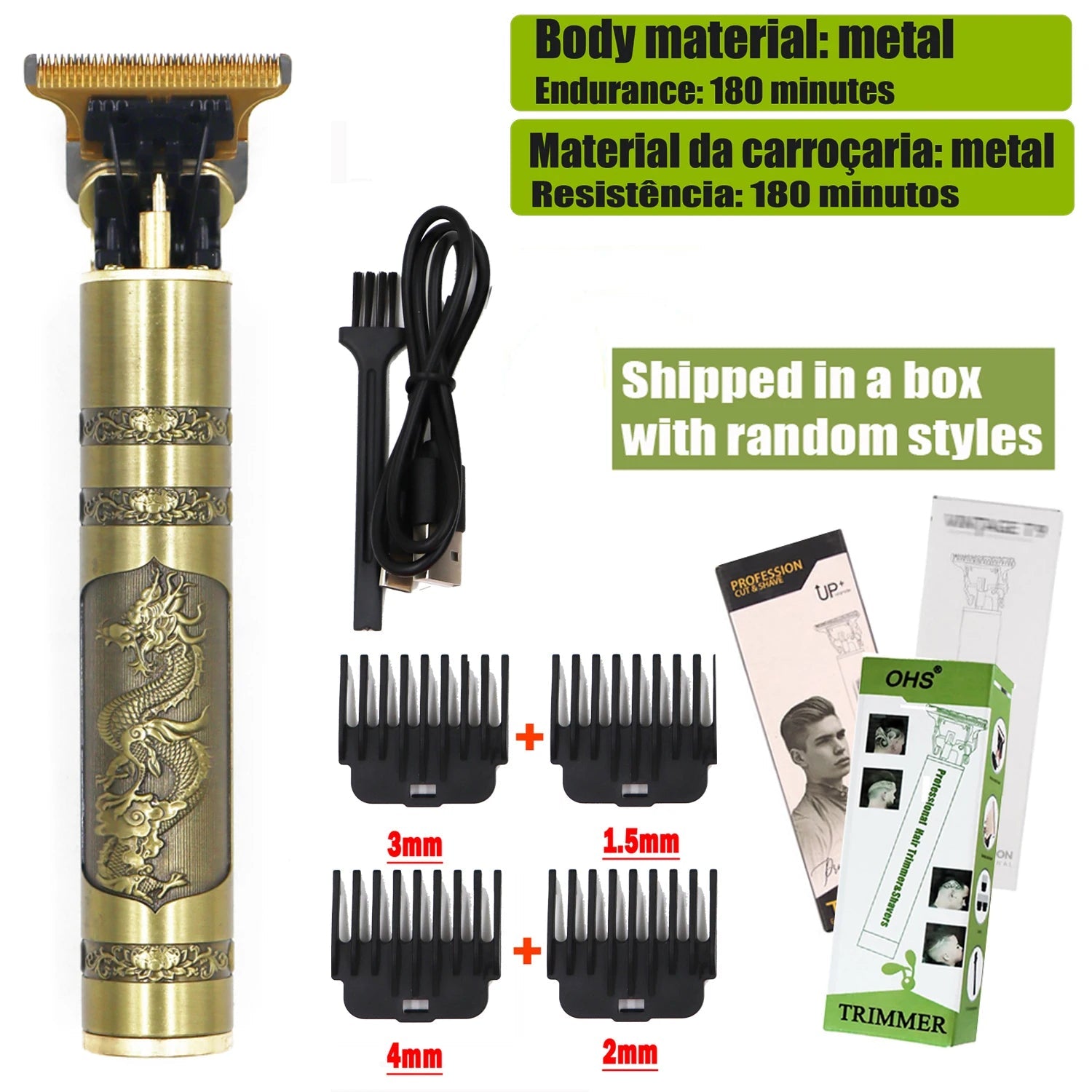 T9 Hair Clipper Repair Beard Shaving Body Hair Trimmer Clippers Electric Machine Men Haircut Machine 0mm Barber Shaver - Walmarkettt.com