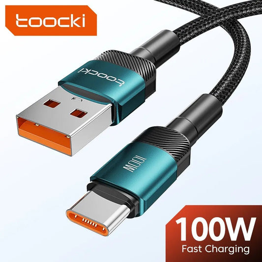 Toocki USB Type C Cable Fast Charging USB C Charger Cord For iPhone 15 14 13 12 11 Huawei P40 P30 Realme Oppo Oneplus Power Bank - Walmarkettt.com