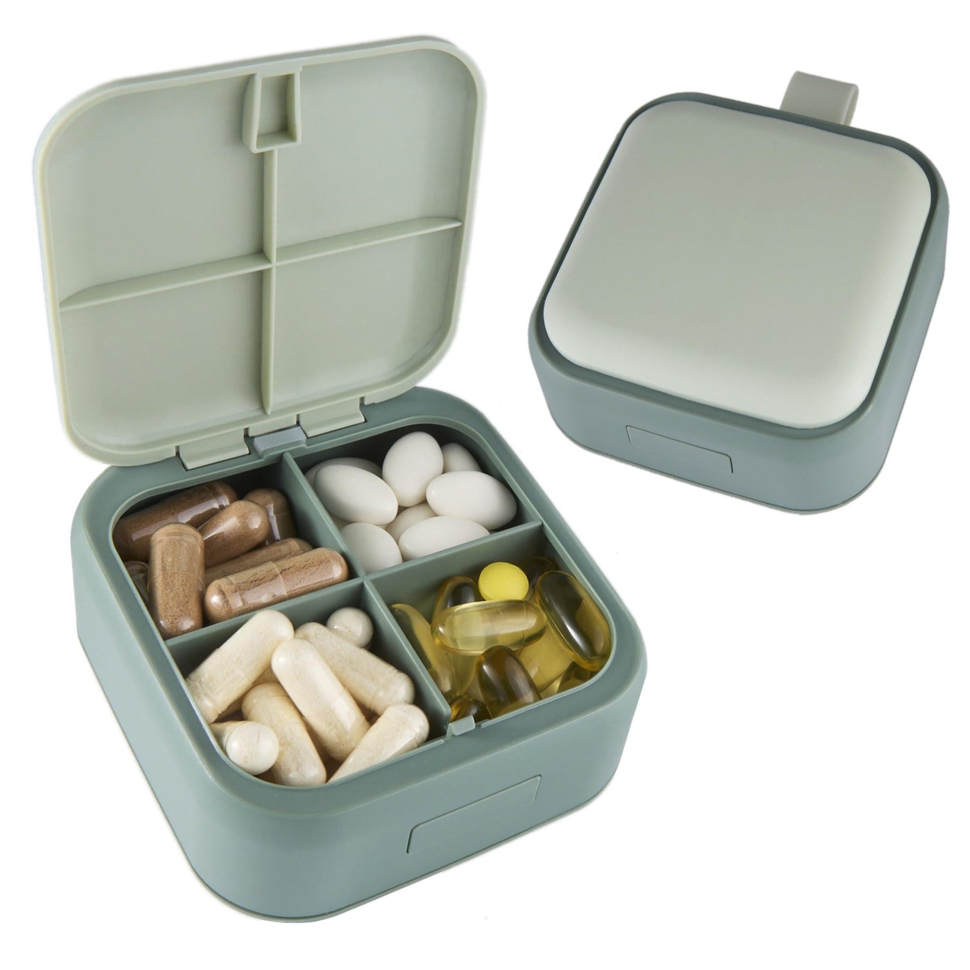 Travel Medicine Pill Organizer Small Pill Box for Purse Mini Pill Case - Walmarkettt.com