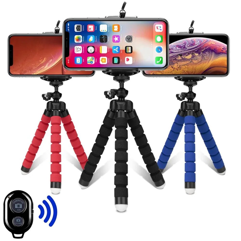 Tripods Tripod For Phone Mobile Camera Holder Clip Smartphone Monopod Tripe Stand Octopus Mini Tripod Stativ For Phone - Walmarkettt.com