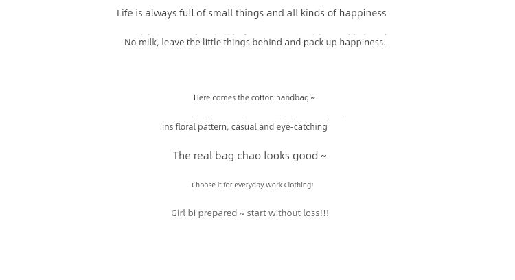Upgraded Version Thickened Medium Cotton Small Work Clothing Hand Bag - Walmarkettt.com
