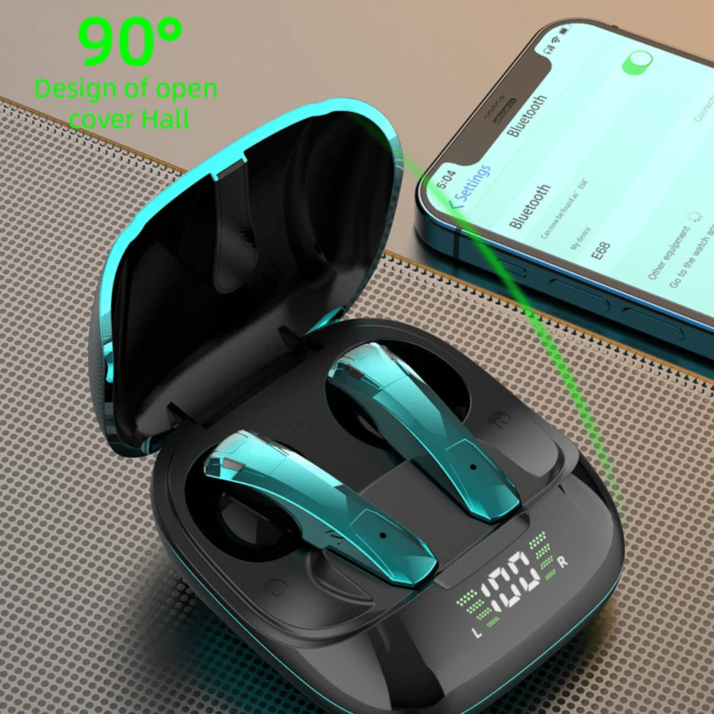 Wireless TWS Gaming Bluetooth 5.0 Earphones With Microphone - Walmarkettt.com