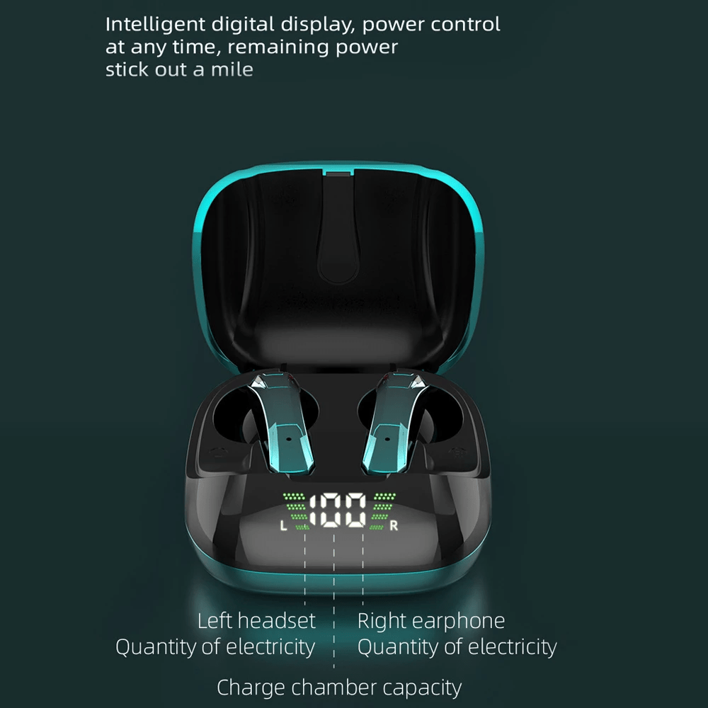 Wireless TWS Gaming Bluetooth 5.0 Earphones With Microphone - Walmarkettt.com