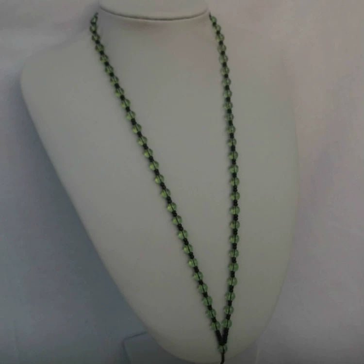 Women's Jade Thread All - Match Jewelry Faux Crystal Sweater Chain - Walmarkettt.com